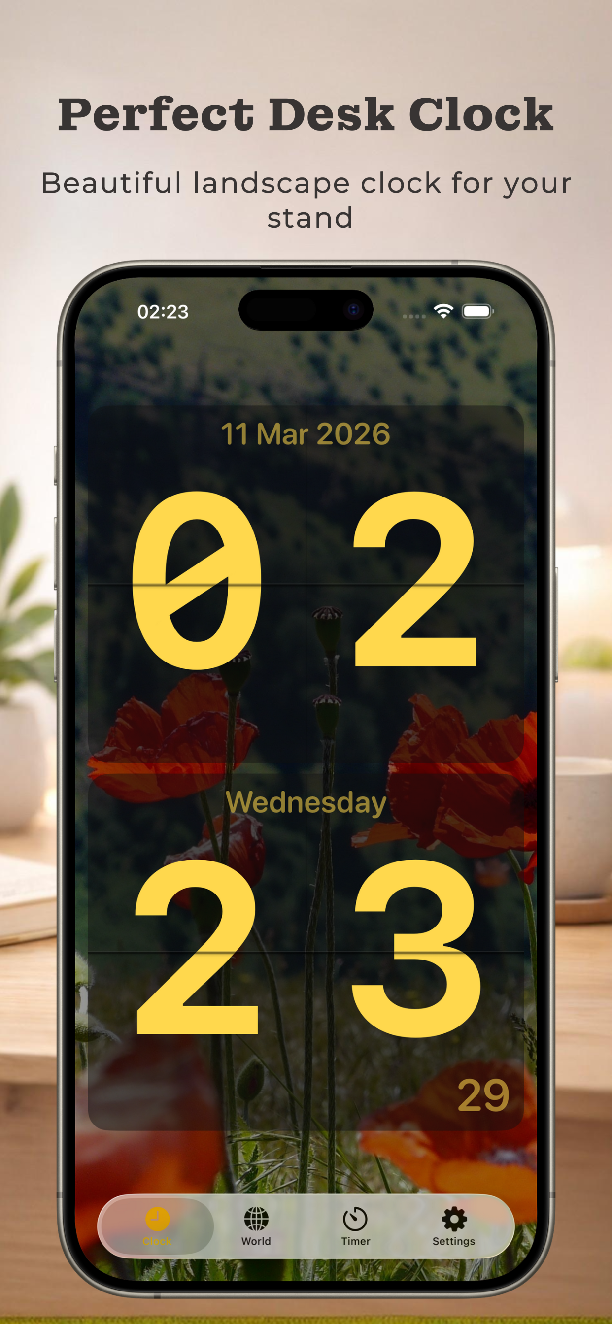 Flipora: Flip Clock & Alarms screenshot 5