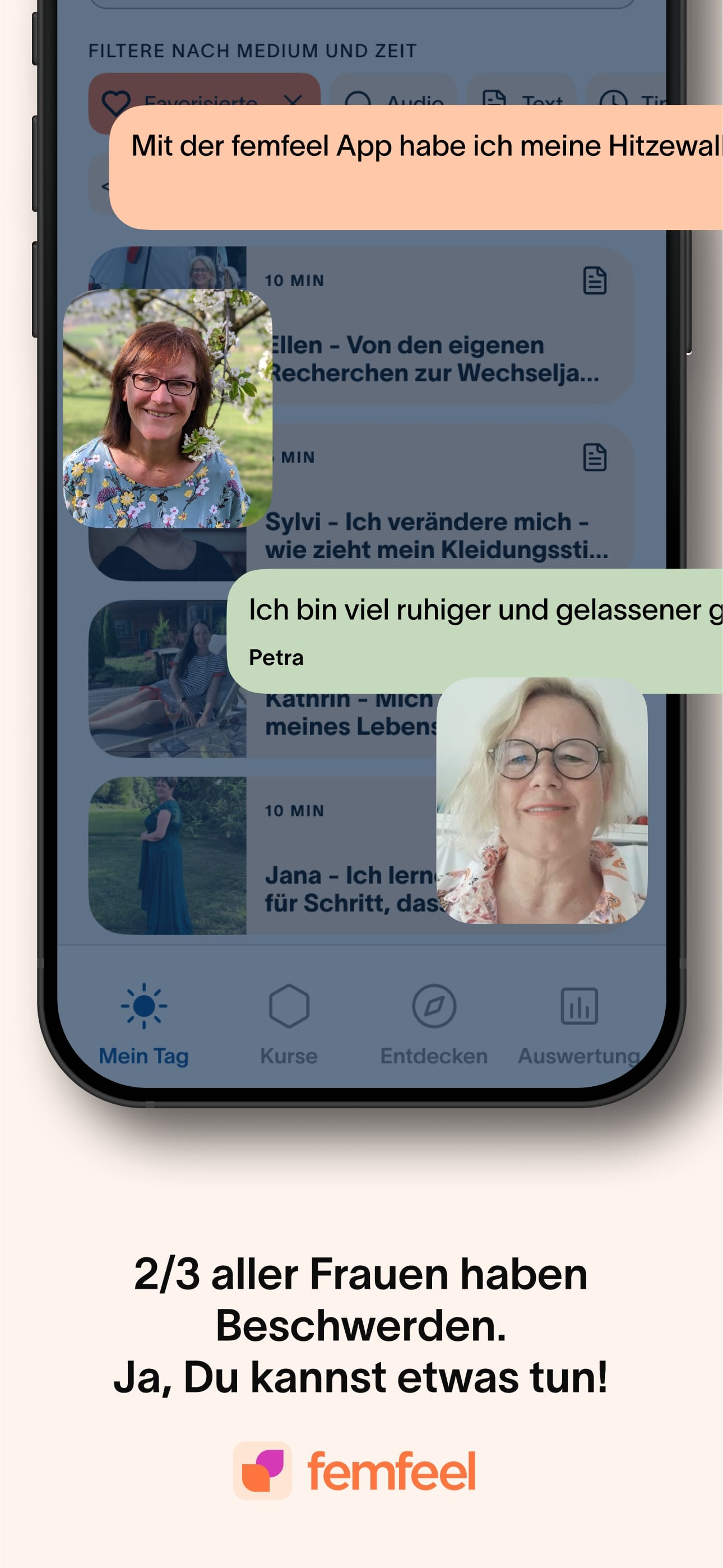 femfeel: Die Wechseljahre App
