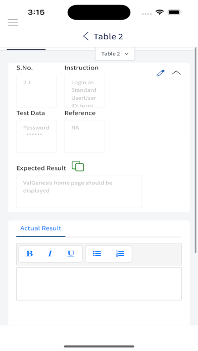 Screenshot 3 of ValGenesis VLMS 4.2 PS1 App