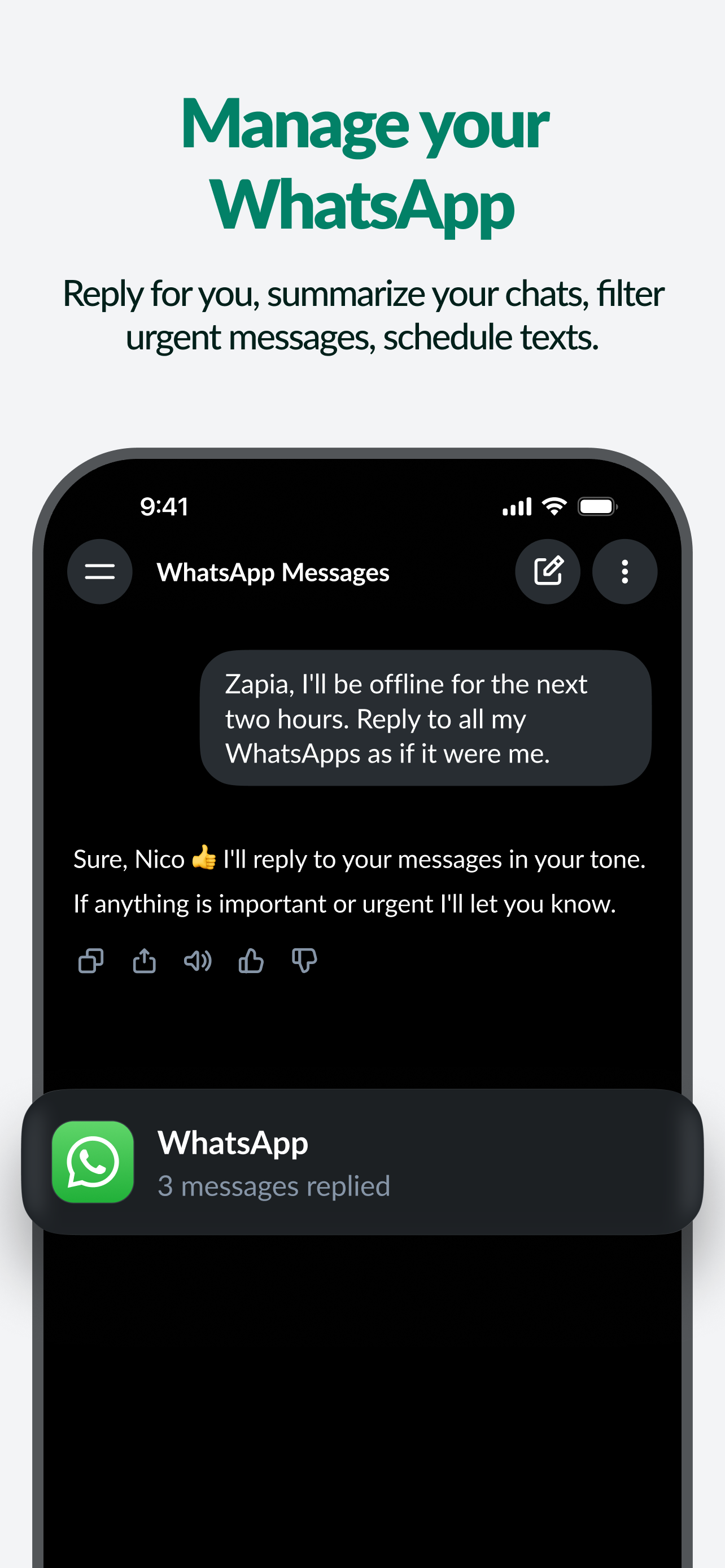 Zapia: Personal AI Assistant screenshot 2