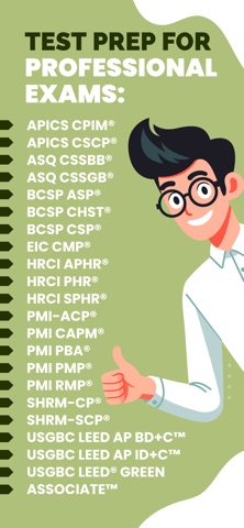 Pocket Professional Test Prep iPhone screenshot