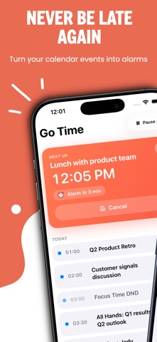 Go Time: Calendar Alarm Screenshot 1 of 5
