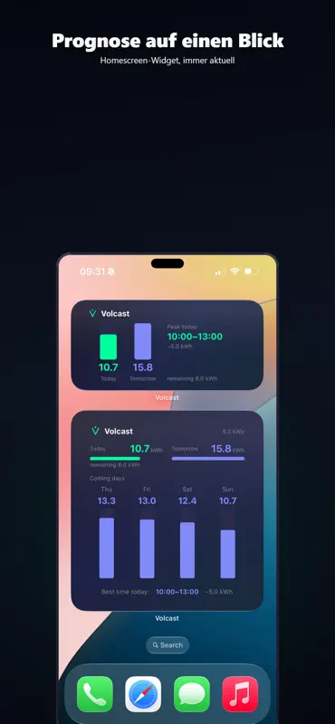 Volcast - Solar Forecast screenshot 5 of 7