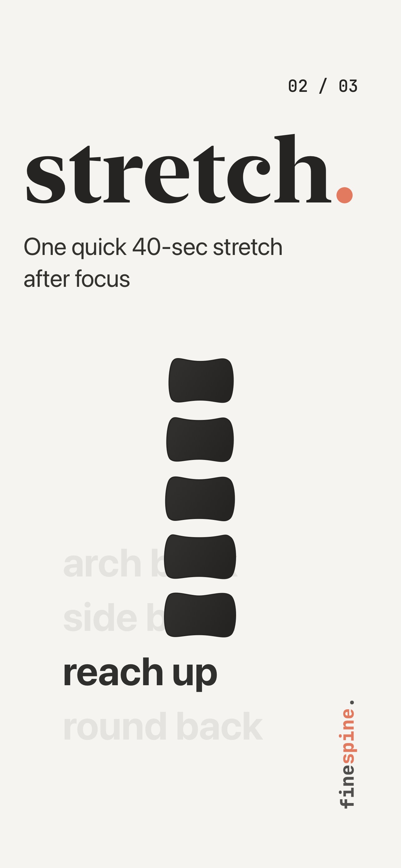 Screenshot 2 of FineSpine: Focus & Stretch