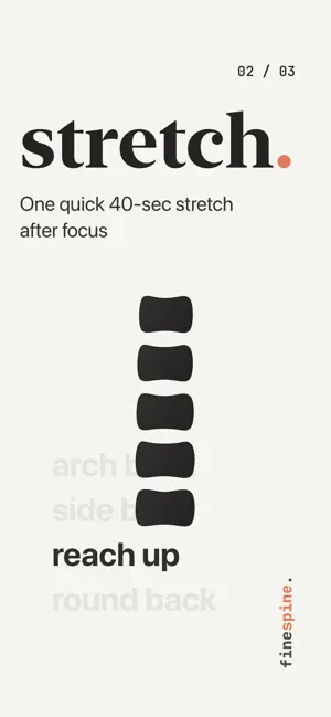 FineSpine: Focus & Stretch screenshot 2