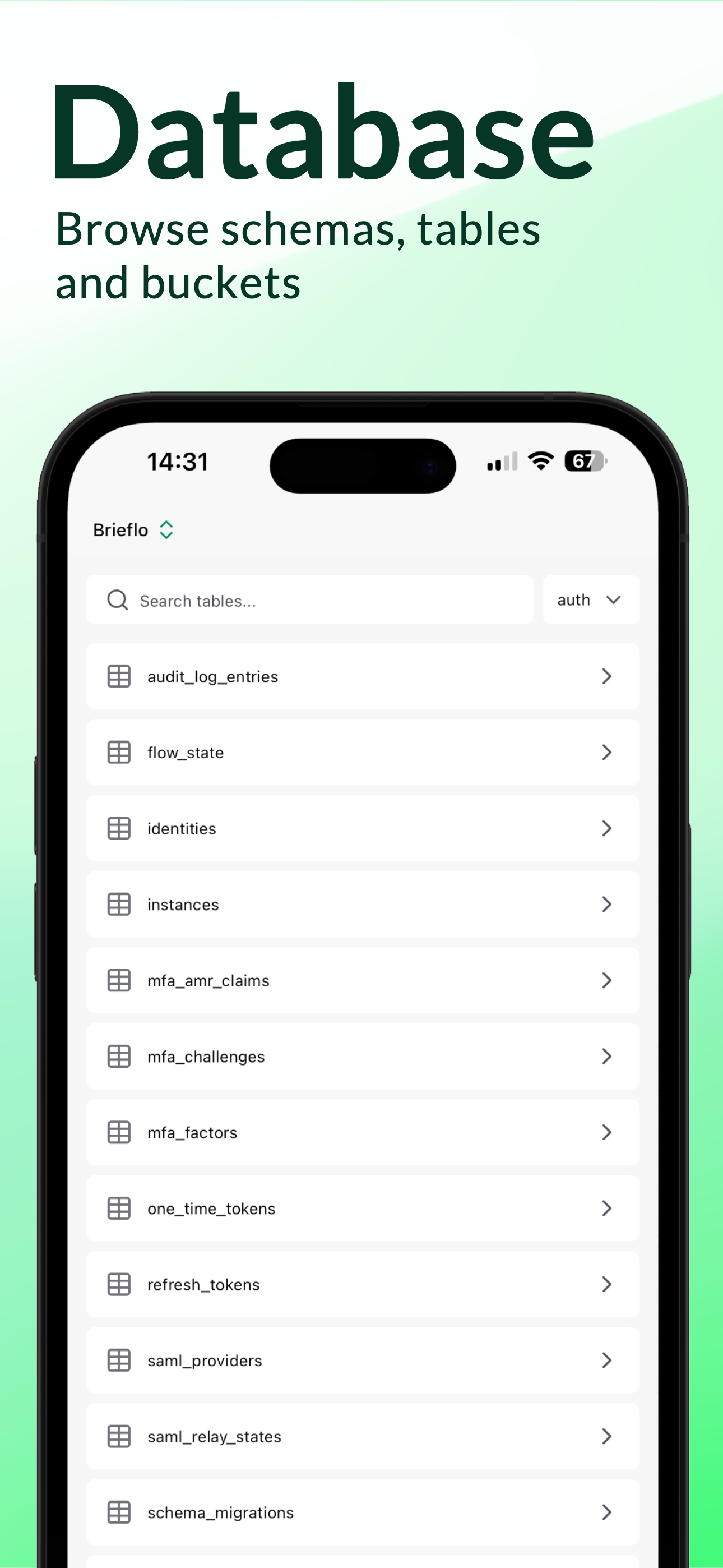Supadex: Monitor for Supabase