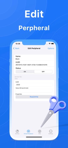 BlueTools Bluetooth Assistant iPhone screenshot