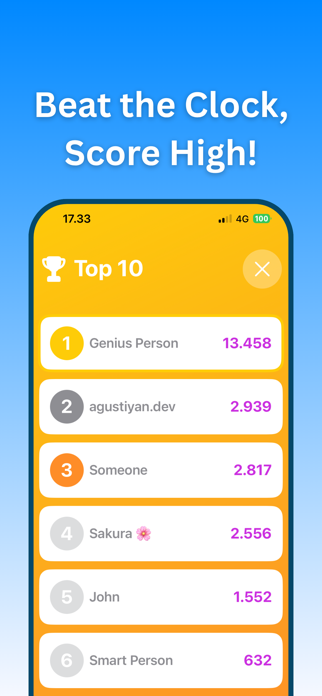 Math Quiz: Brain Workout Screenshot 3 of 4