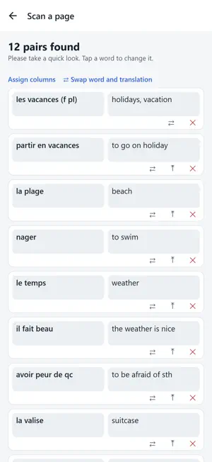 Vocab Trainer for Textbooks screenshot 2