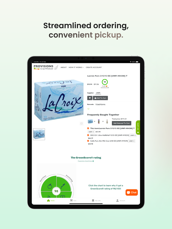 Provisions Co-op Wholesale iPad screenshot 4 - Shopping app