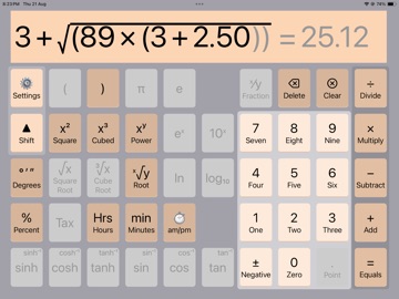 DysCalculator iPad screenshot