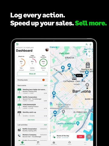 Sage Sales Management iPad screenshot