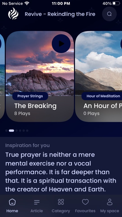 Revive:Pray, Worship, Meditate