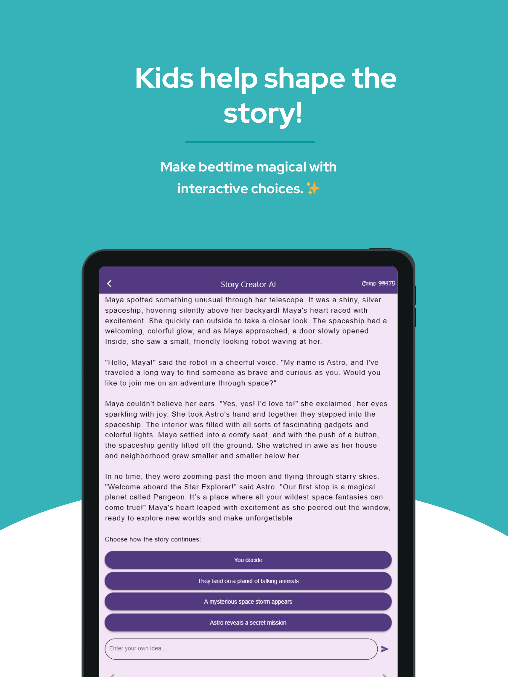 Storybook AI: Bedtime stories