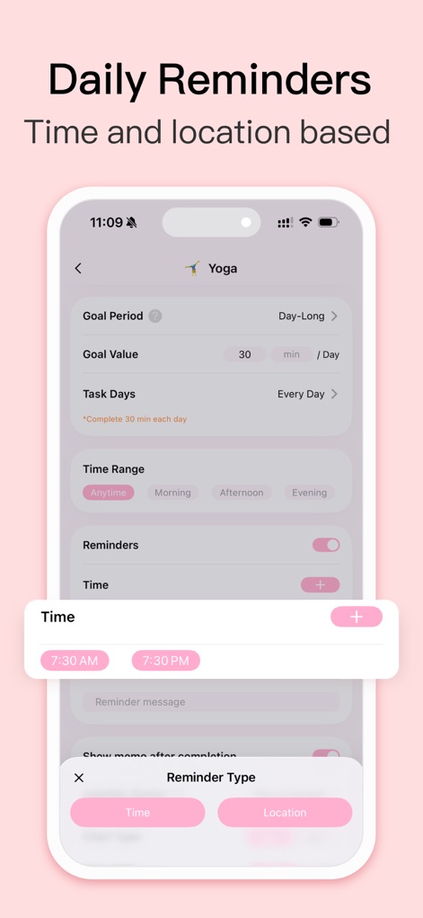 Habit Tracker - Intelligent Reminders