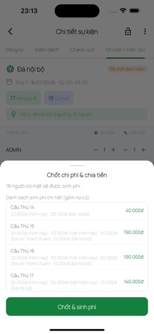 Bóng Đá Phủi VN iPhone screenshot 8