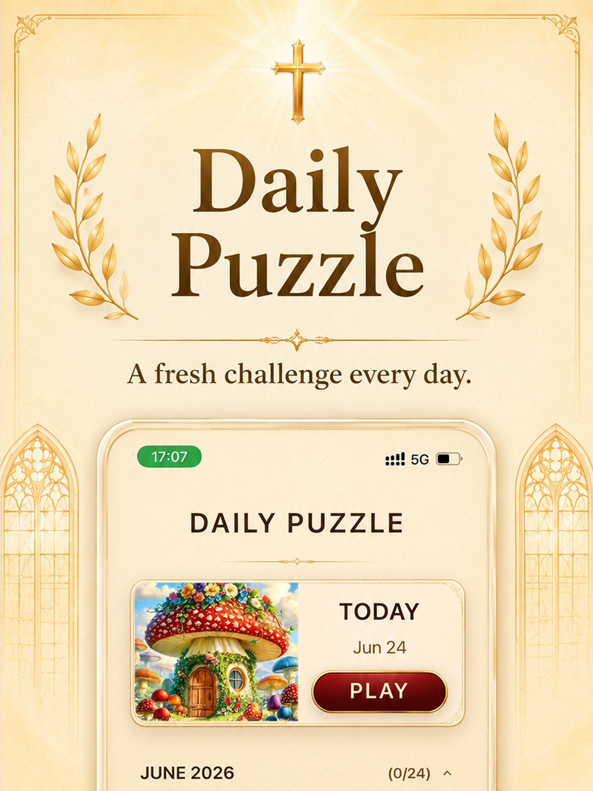 Bible Jigsaw Solitaire: Merge screenshot 9