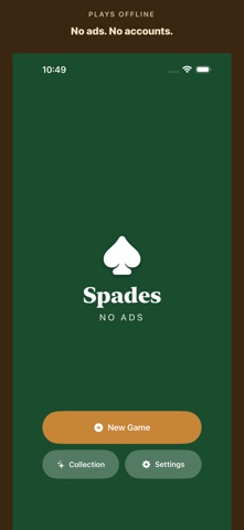 Spades: No Ads screenshot 1