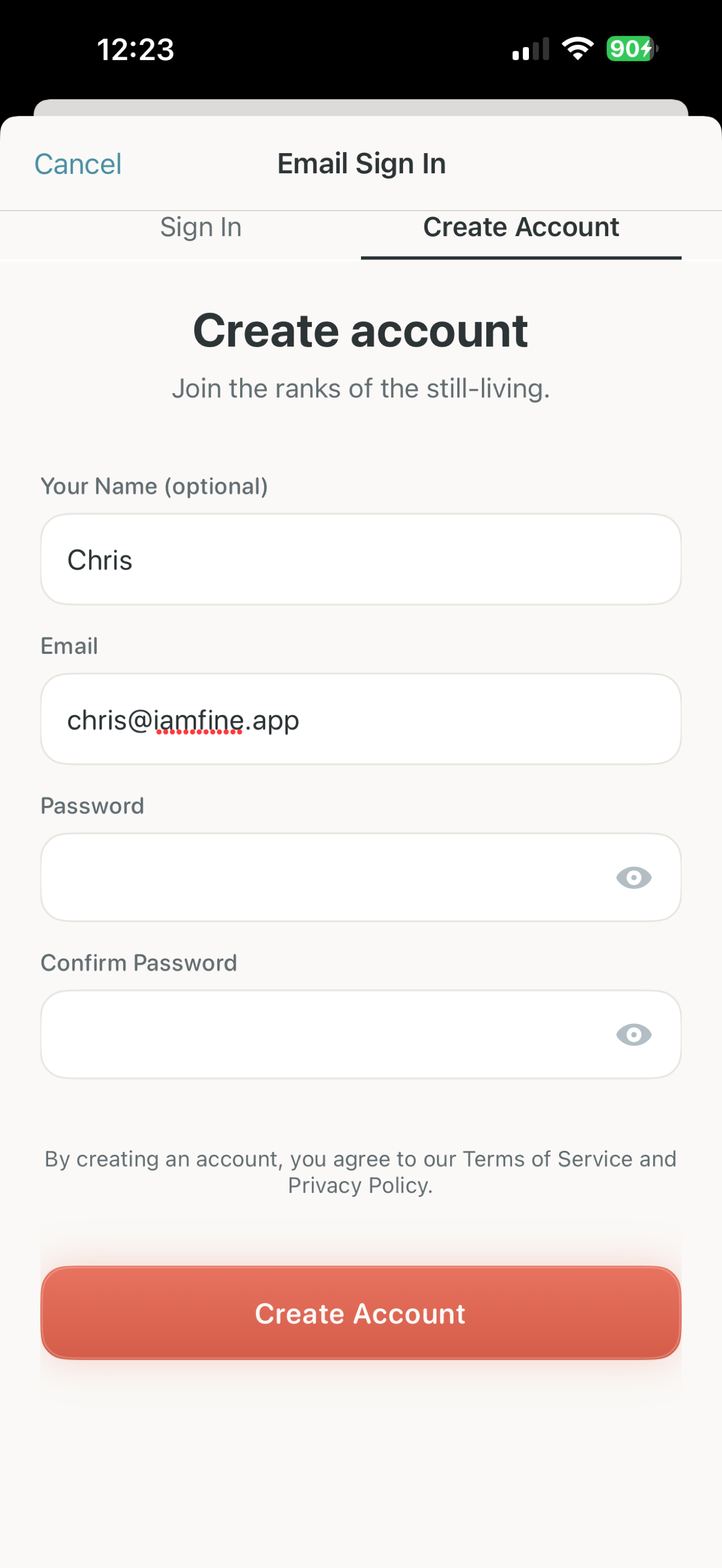 I am fine: Safety Check screenshot 9