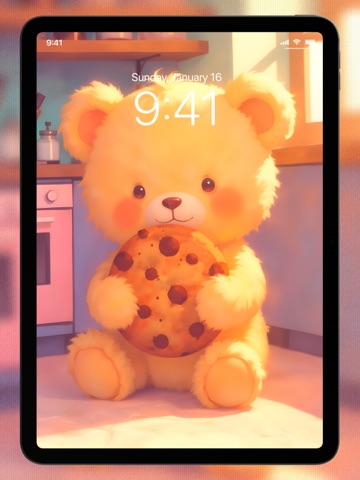 Cute Bear Wallpaper HD iPad screenshot