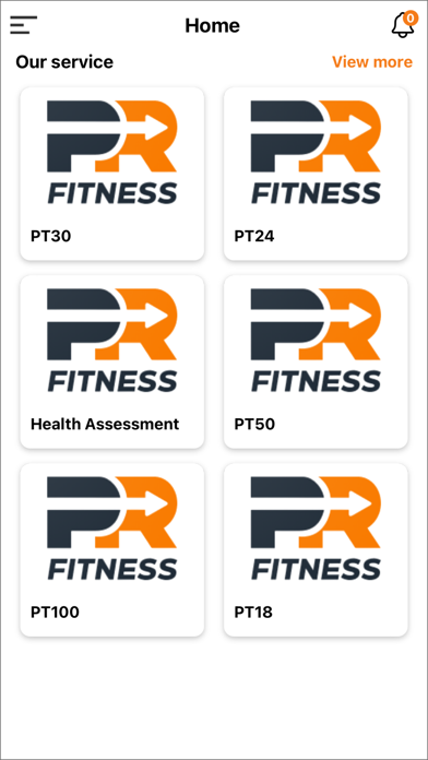 PR Fitness App screenshot