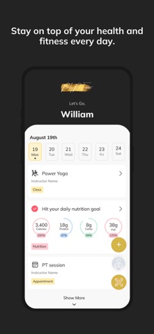 BBFit App screenshot