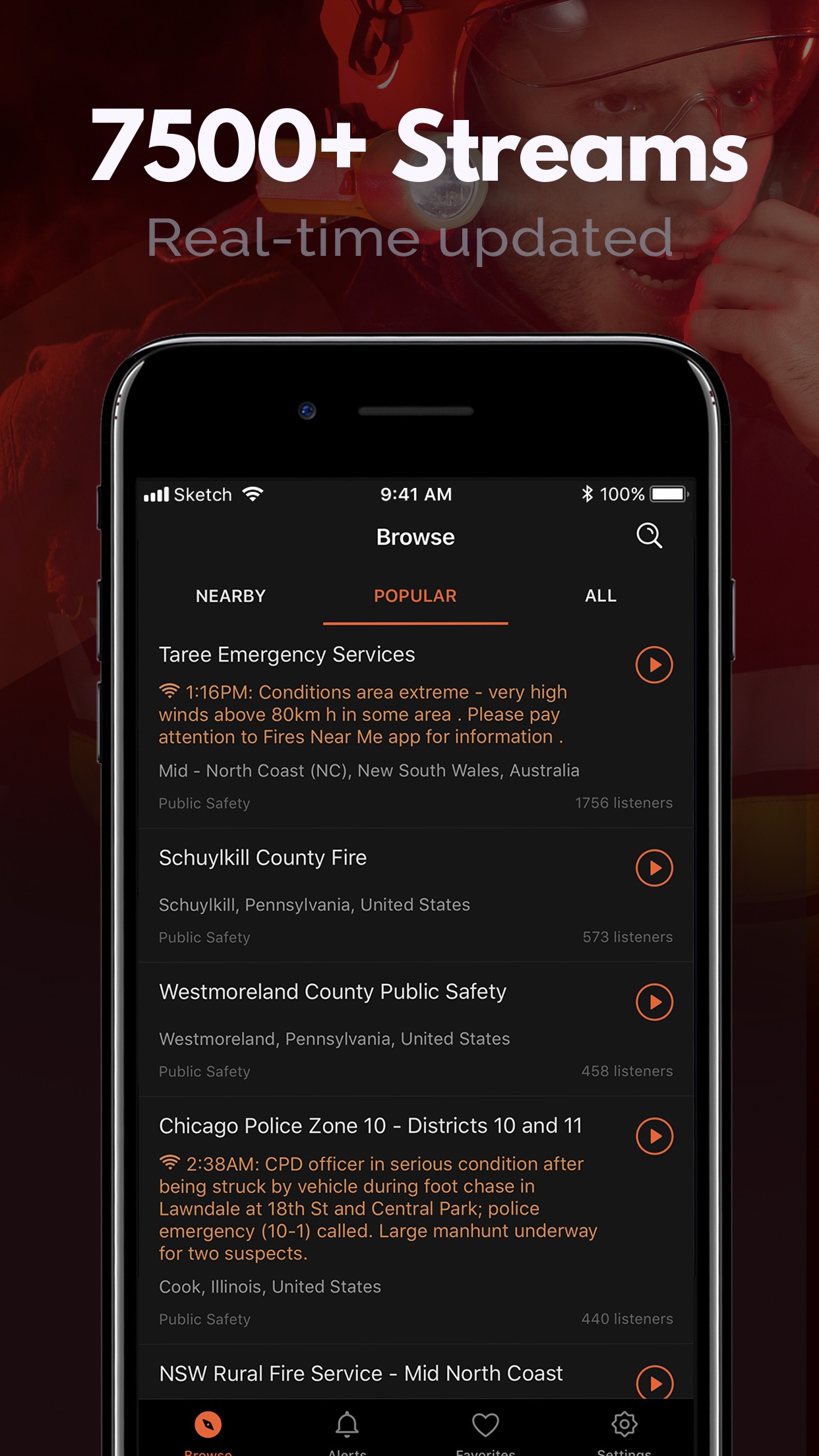 Police Scanner: Fire Radio screenshot 2