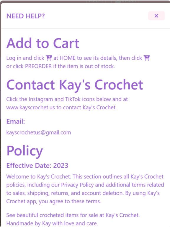 Screenshot #6 pour Kay's Crochet