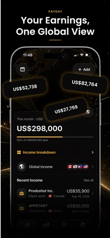 Payday - Income Tracker Screenshot 1 of 8