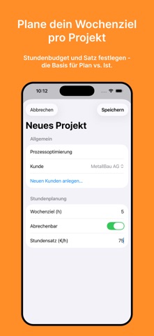 Stundenglas: Zeiterfassung screenshot