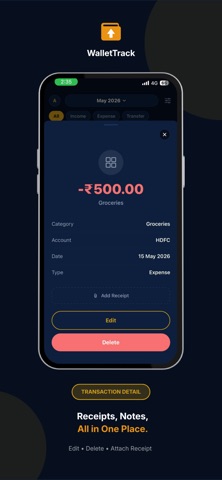 WalletTrack: Budget Tracker Screenshot 4 of 5