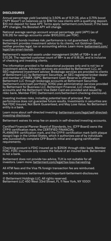 Betterment Invest & Save Money screenshot 10
