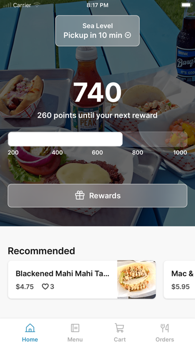 Sea Level To Go iPhone screenshot 1 - Food & Drink app