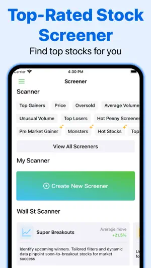 Stock Scanner Screener AI screenshot 2