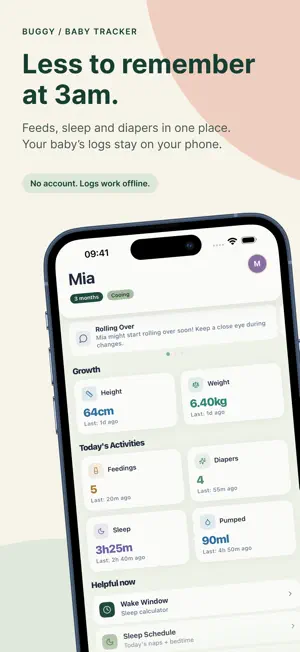 Buggy: Baby Tracker & Log screenshot 1