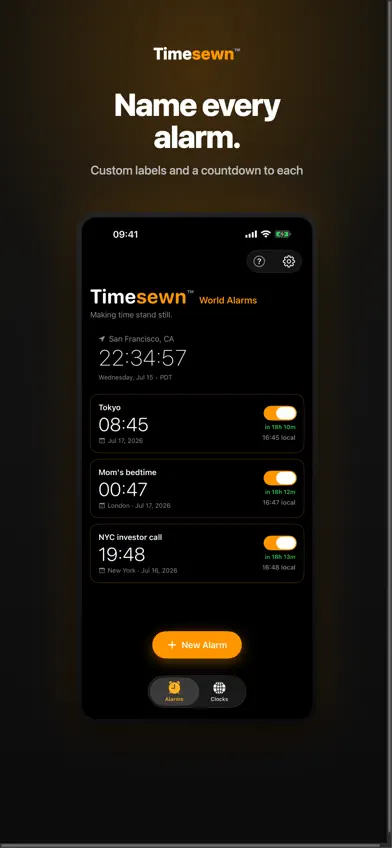 Timesewn screenshot 2