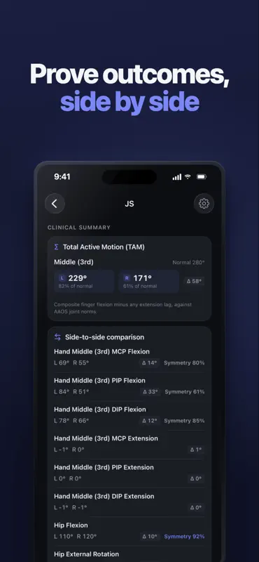 Goniometer: Range of Motion screenshot 9 of 10