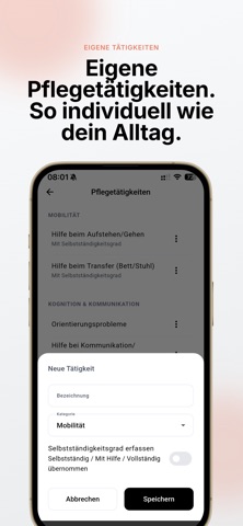 MeinPflegetagebuch screenshot