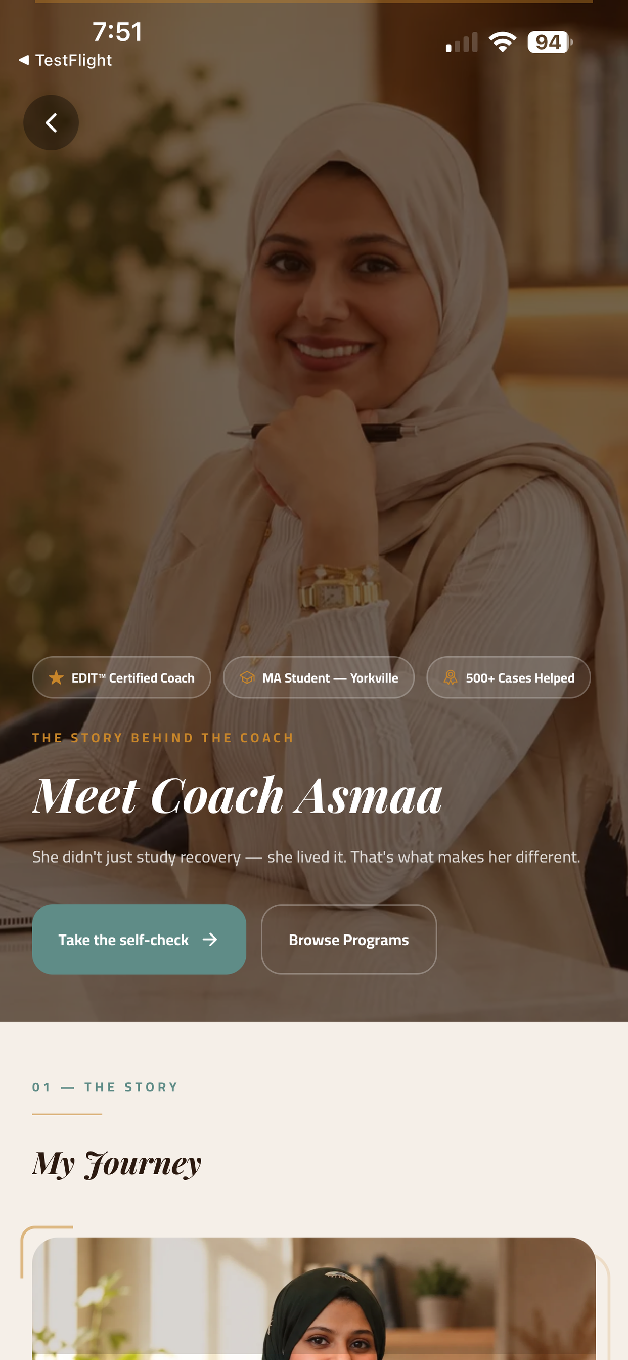 Recovery Space by Asmaa Gad screenshot 3