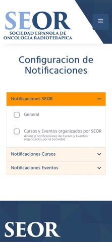 App SEOR iPhone screenshot