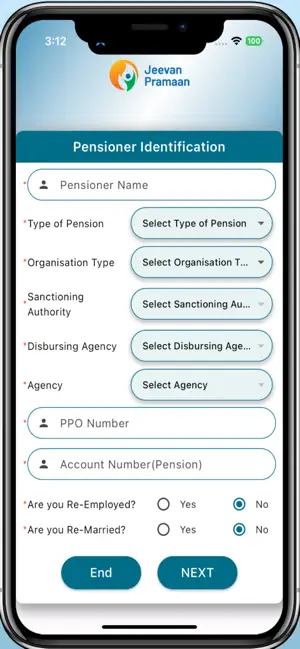 JeevanPramaan iPhone screenshot 5