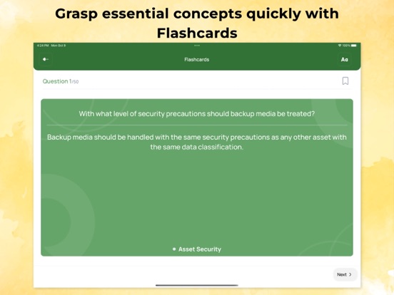 CISSP-CCSP-SSCP ISC2 Official iPad screenshot 8 - Education app