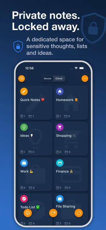Safety Note+ Pro: Notiz-Tresor screenshot 1 of 8