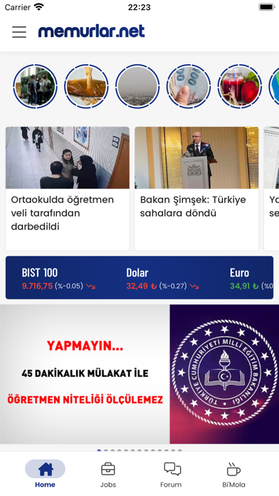Memurlar.net: Maaş, Ilan, Kamu Screenshot