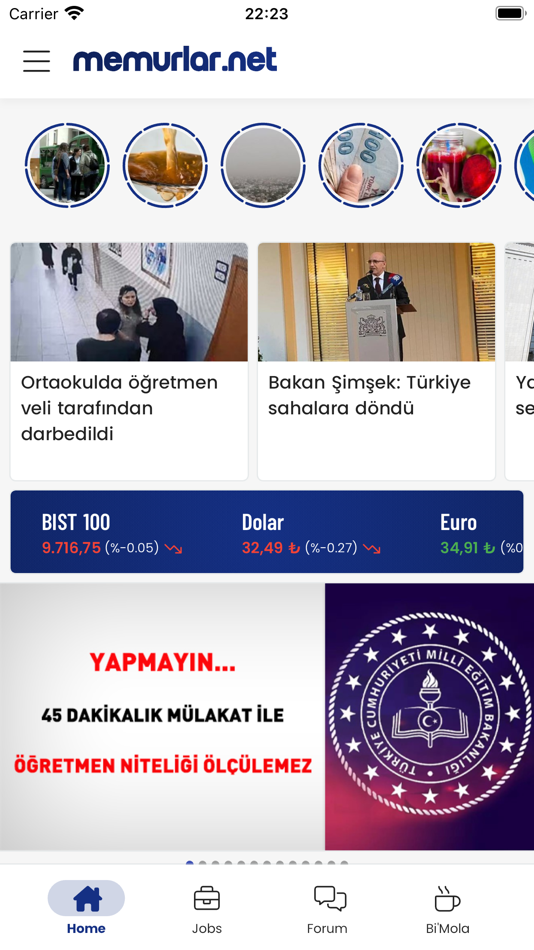 #1. Memurlar.net: Maaş, Ilan, Kamu (iOS) By: MN Yazilim