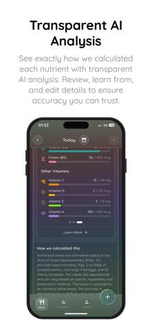 Nutria: AI Nutrition Tracker screenshot