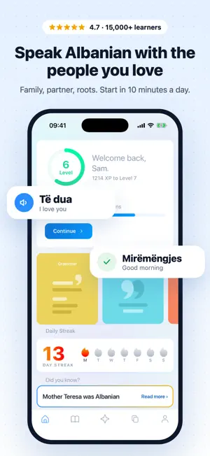 Learn Albanian with OnAlbanian screenshot 1