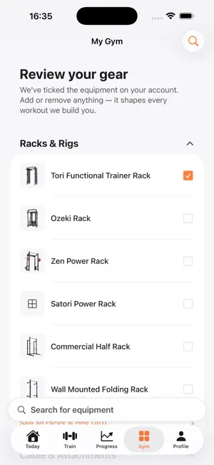 VERVE Fitness Equipment screenshot 3