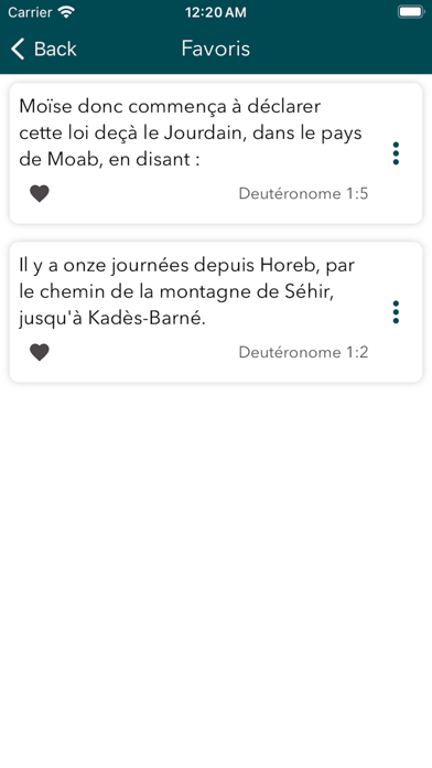 La Bible Martin en français Screenshot