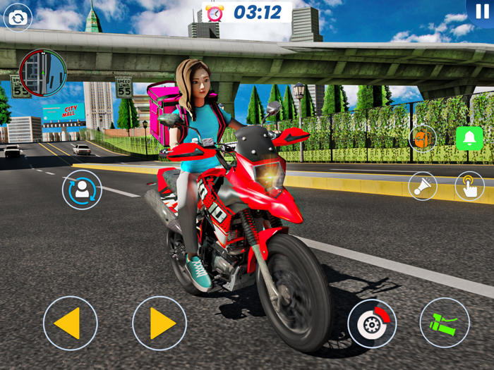 Motor bike Delivery Rider Sim